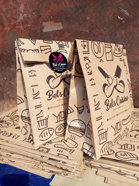 Bel’s Cuisine: Paper food bags