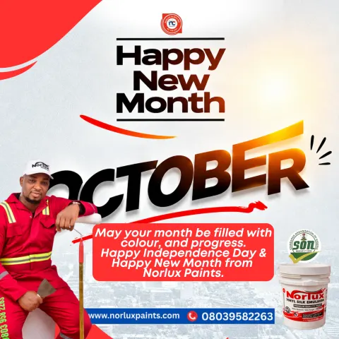 Norlux Paints: New-month and Independence Day post
