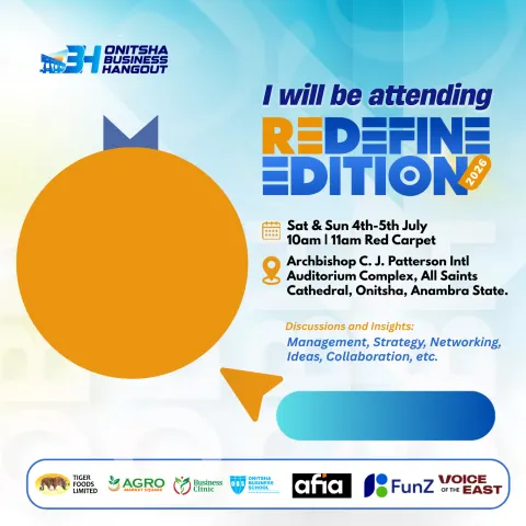 Onitsha Business Hangout: “I will be attending” card