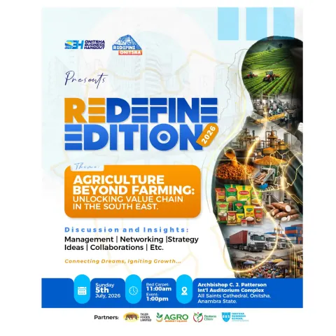 Onitsha Business Hangout: “Redefine Edition” event flyer