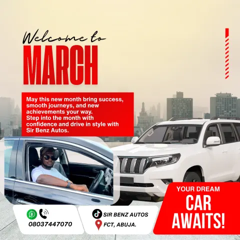 Sir Benz Autos: “Welcome to March” post