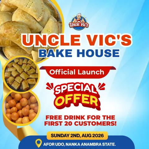 Uncle Vic’s Bake House, Nanka: Launch offer flyer