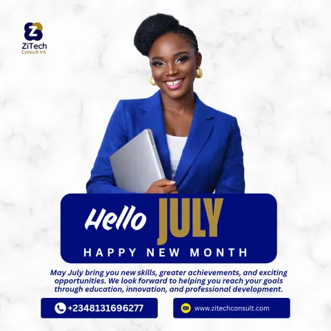 ZiTech Consult Int.: “Hello July” post